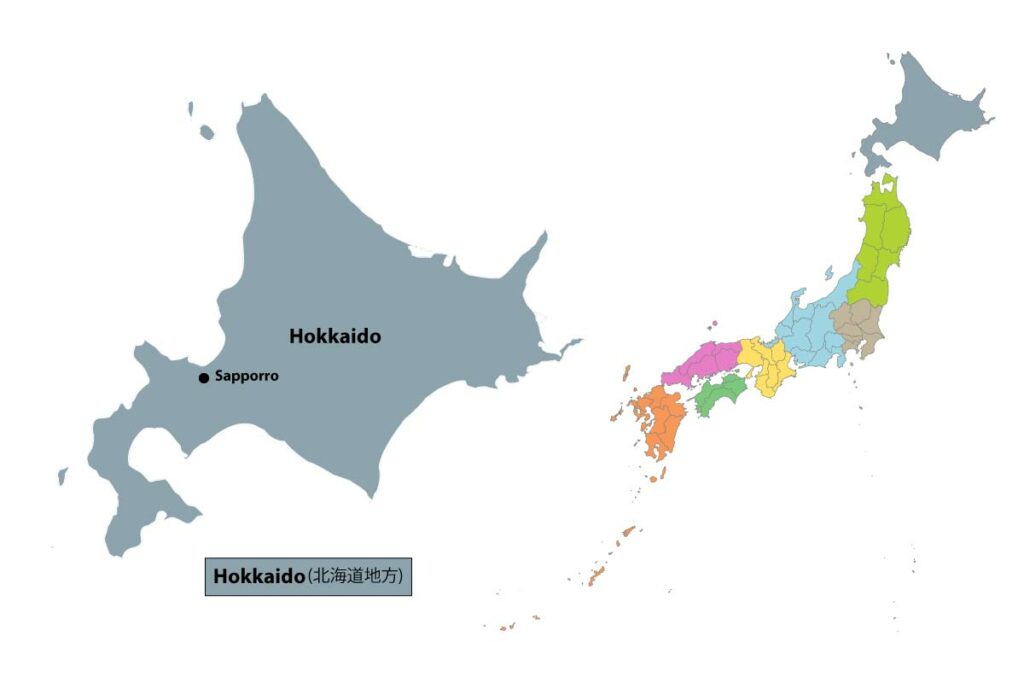 Hokkaido-Map