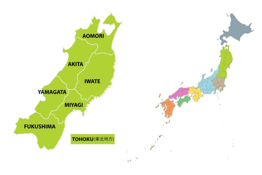 Tohoku-Map